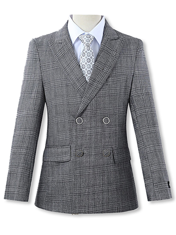 Kid's World Boy's 5-Piece Double Breasted Suit Set - CookiesKids.com