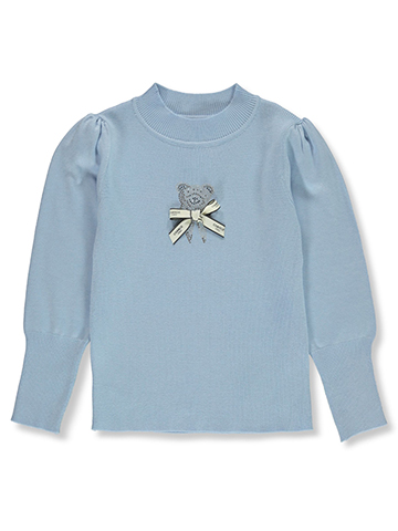 Pink Butterfly Girls' Paris Bow Sweater - CookiesKids.com