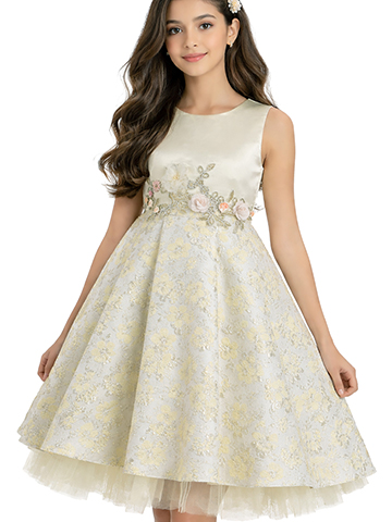 Pink Butterfly Girls' Floral Ivy Dress - CookiesKids.com