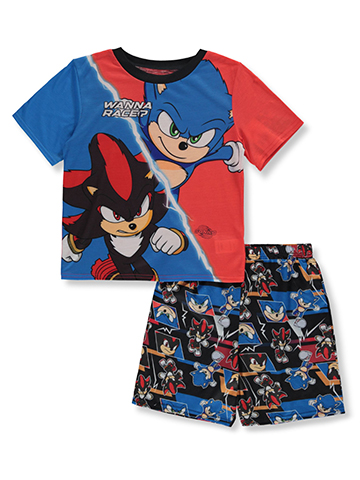 Sonic The Hedgehog Boys' 2-Piece Shadow Pajamas Set - CookiesKids.com