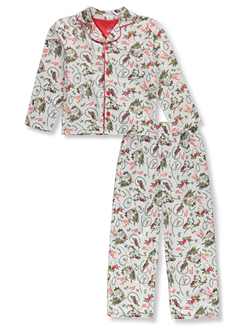 The Grinch Boys' 2-Piece Coat-Style Christmas Pajamas - CookiesKids.com