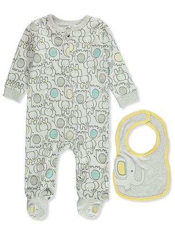 Koala Baby Baby Unisex 2-Piece Bib & Coveralls Set - CookiesKids.com