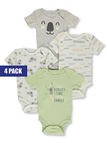Koala Baby Baby Boys' 4-Pack Bodysuits - CookiesKids.com