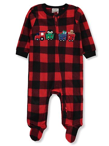 Koala Baby Baby Boys' Christmas Train Coveralls - CookiesKids.com