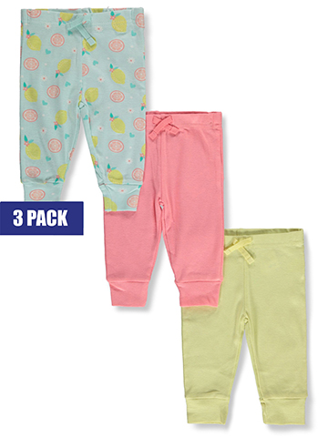 Koala Baby Baby Girls' 3-Pack Fruit Pants - CookiesKids.com