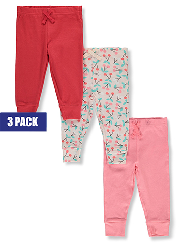 Koala Baby Baby Girls' 3-Pack Cherry Pants - CookiesKids.com