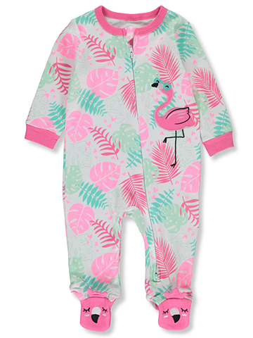 Koala Baby Baby Girls' Flamingo Footed Coveralls - CookiesKids.com