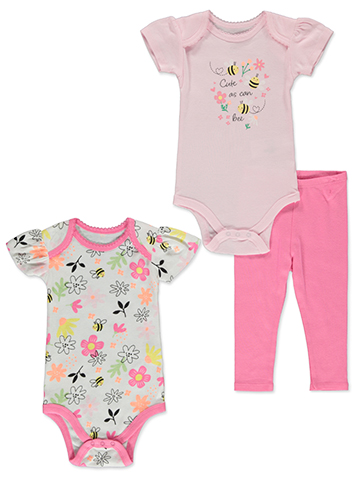 Koala Baby Baby Girls' 3-Piece Bee Leggings Set Outfit - CookiesKids.com