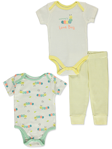 Koala Baby Baby Girls' 3-Piece Caterpillar Pants Set Outfit - CookiesKids.com