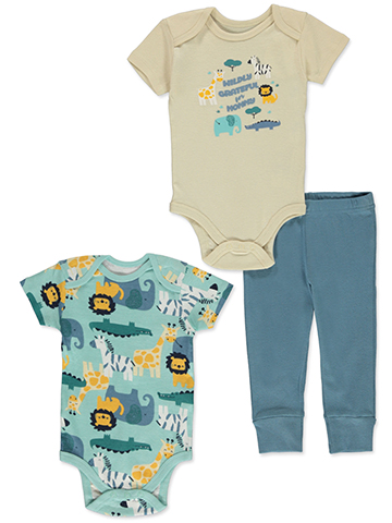 Koala Baby Baby Boys' 3-Piece Zoo Pants Set Outfit - CookiesKids.com