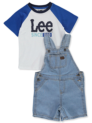 Lee Baby Boys' 2-Piece Shortalls Set Outfit - CookiesKids.com