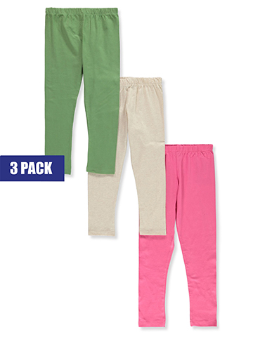 Pink Velvet Girls' 3-Pack Leggings - CookiesKids.com