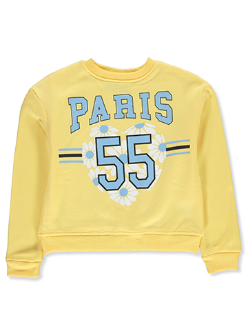 Pink Velvet Girls' Paris Sweatshirt - CookiesKids.com