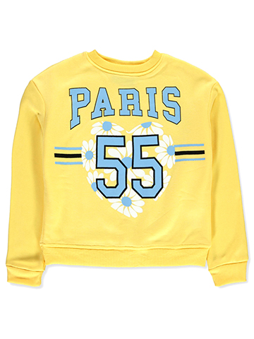 Pink Velvet Girls' Paris Sweatshirt - CookiesKids.com