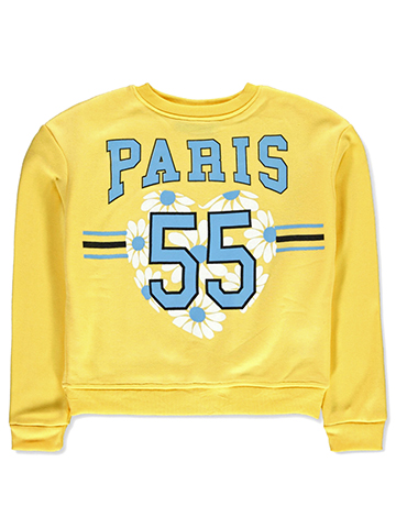 Pink Velvet Girls' Paris Sweatshirt - CookiesKids.com
