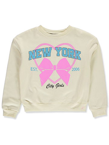 Pink Velvet Girls' NYC Sweatshirt - CookiesKids.com