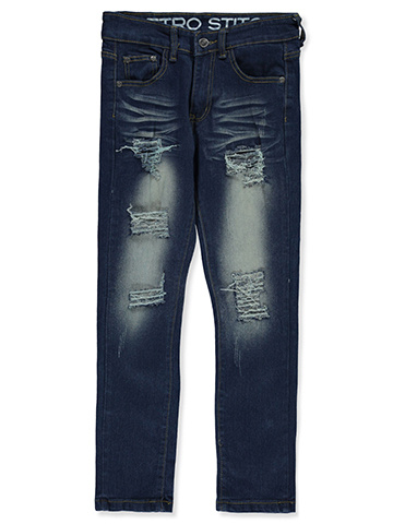 Retro Stitch Boys' Rip Jeans - CookiesKids.com