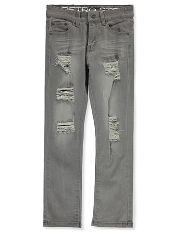 Retro Stitch Boys' Rip Jeans - CookiesKids.com