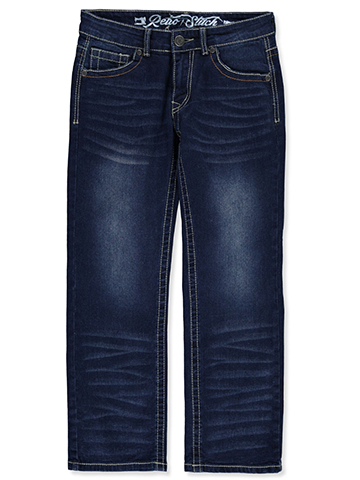 Retro Stitch Girls' Denim Jeans - CookiesKids.com