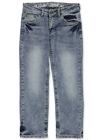Retro Stitch Girls' Denim Jeans - CookiesKids.com