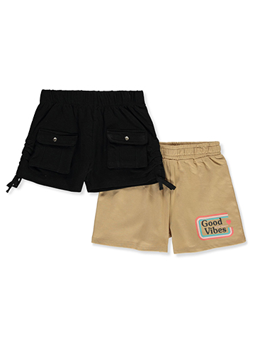 Pink Velvet Girls' 2-Pack Fleece Shorts - CookiesKids.com