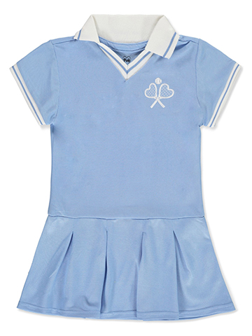 Pink Velvet Girls' Polo Tennis Dress - CookiesKids.com