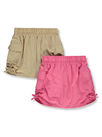 Pink Velvet Girls' 2-Pack Cargo Skorts - CookiesKids.com