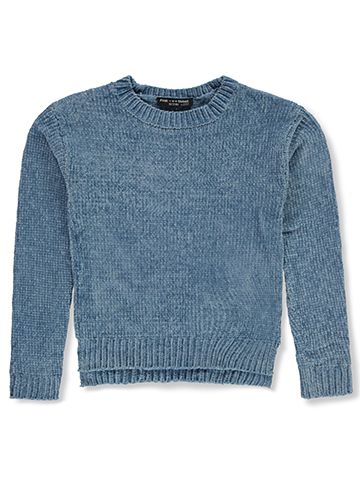 Pink Velvet Girls' Pullover Chenille Sweater - CookiesKids.com