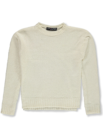 Pink Velvet Girls' Pullover Chenille Sweater - CookiesKids.com