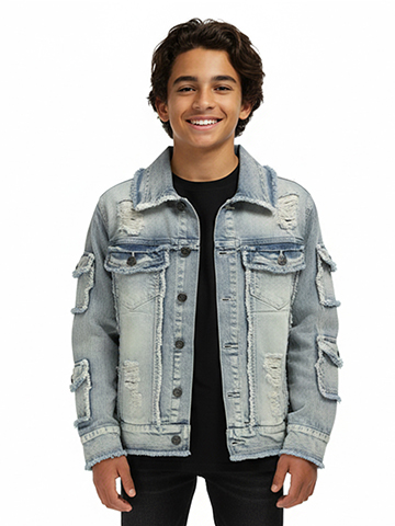 LR Scoop Boys' Denim Jacket - CookiesKids.com
