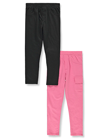 Pink Velvet Girls' 2-Pack Flared Leggings - CookiesKids.com