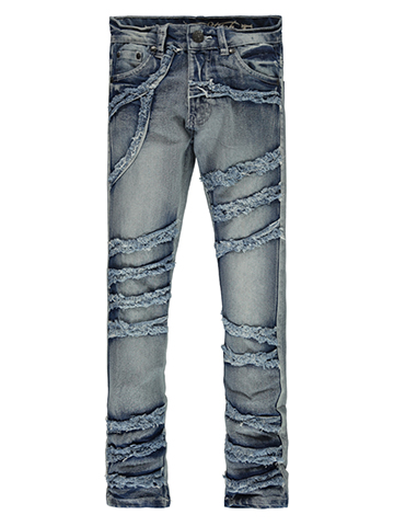 Retrostitch Boys' Skinny Fit Frayed Jeans - CookiesKids.com