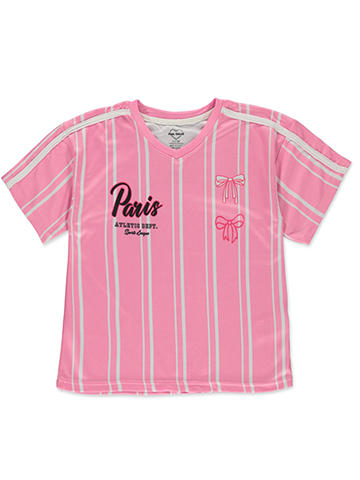Pink Velvet Girls' Paris Sports Jersey - CookiesKids.com