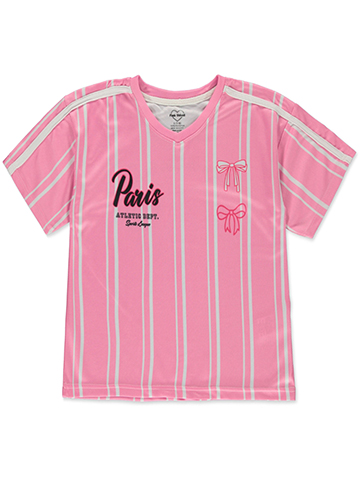 Pink Velvet Girls' Paris Sports Jersey - CookiesKids.com