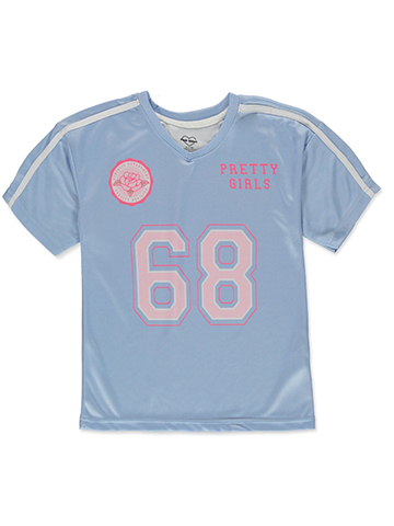 Pink Velvet Girls' Paris Sports Jersey - CookiesKids.com