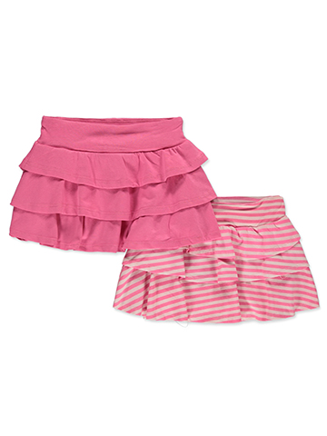 Pink Velvet Girls' 2-Pack Ruffle Skorts - CookiesKids.com