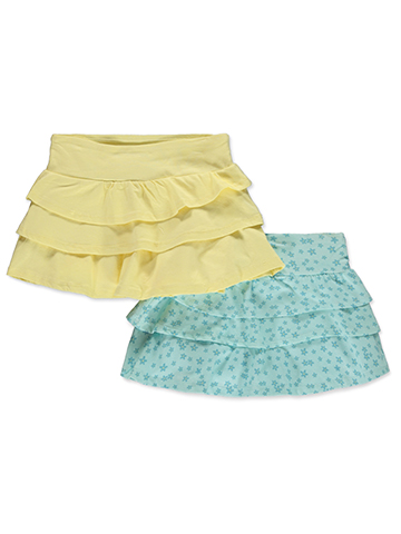 Pink Velvet Girls' 2-Pack Ruffle Skorts - CookiesKids.com