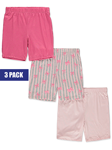 Pink Velvet Girls' 3-Pack Bike Shorts - CookiesKids.com