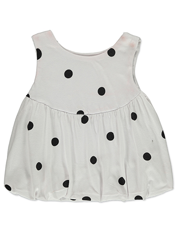 Pink Velvet Girls' Dots Tank Tops - CookiesKids.com