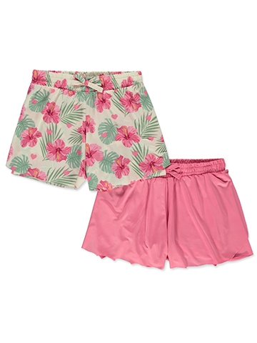 Pink Velvet Girls' 2-Pack Butterfly Shorts - CookiesKids.com