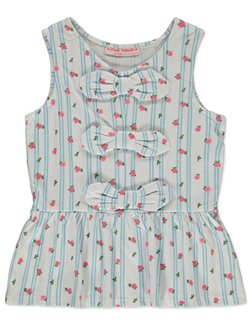 Pink Velvet Girls' Rose Dress Tank Top - CookiesKids.com