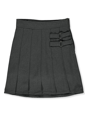 French Toast Big Girls’ Plus Two Tab Pleated Skort - CookiesKids.com