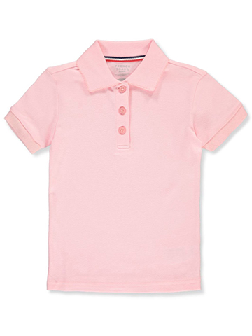 French Toast Girls' Picot Collar S/S Polo - CookiesKids.com