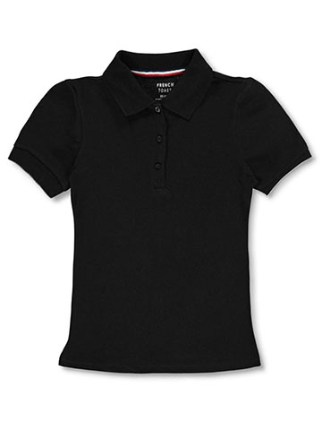 French Toast Girls' S/S Knit Polo - CookiesKids.com
