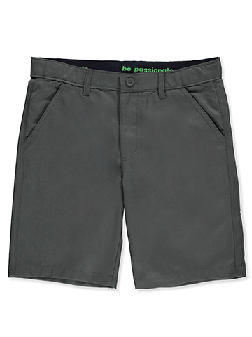 French Toast Boys' Husky Flat Front Stretch Performance Shorts - CookiesKids.com