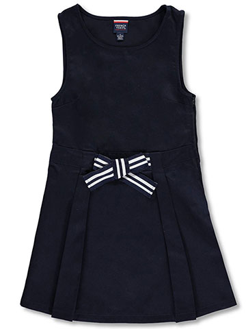French Toast Girls’ Bow Front A-Line Jumper - CookiesKids.com