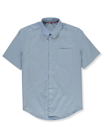 French Toast Adult's S/S Oxford Button Up Shirt - CookiesKids.com