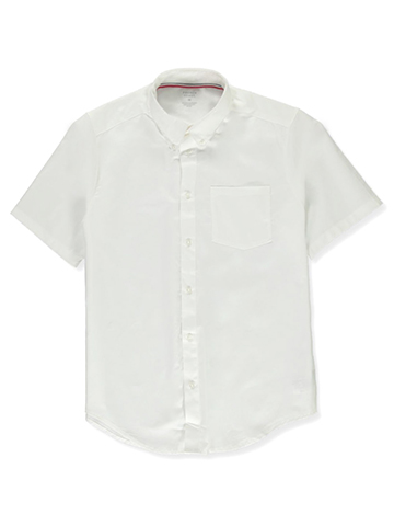 French Toast Adult's S/S Oxford Button Up Shirt - CookiesKids.com