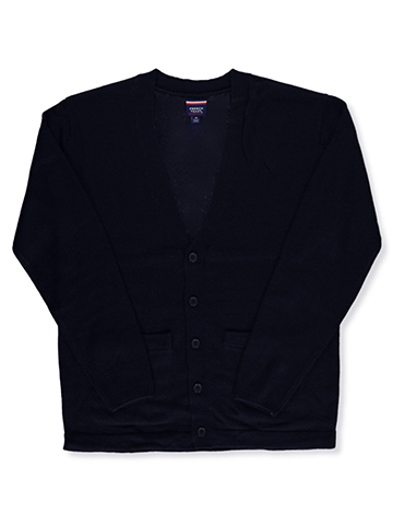 French Toast Men's Knit V-Neck Cardigan - CookiesKids.com