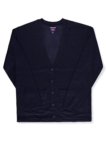 French Toast Men's Knit V-Neck Cardigan - CookiesKids.com